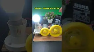 How to Make a 220V Generator at Home | Homemade 220V Generator 