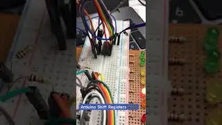 74HC595 Shift Register IC | Arduino Shift Register LED Flasher | Arduino Shift Register Tutorial