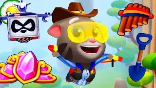 Tom Gold Run # 268 Tom Cowboy: Magic Wishes, Boss, Shovels and Flutes! In full screen