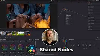 Shared Nodes | DaVinci Resolve 18.5 Tutorial