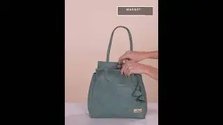 Women Green Hand-held Bag