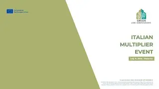 Green Jobs Ambassadors - Italian Multiplier Event