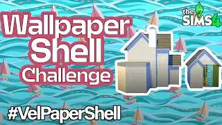 🧱Wallpaper Shell Challenge 🧱 |  Sims 4 Build Challenge!
