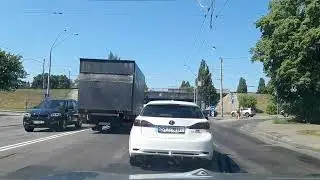 Киев проспект Победы, через лобовое окно авто, для эмигрантов, что за границей 11мин. ч1.