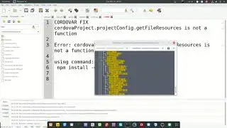 Error: cordovaProject projectConfig getFileResources is not a function