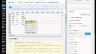 Wordpress Tutorial: Create and edit tables the easy way