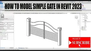 how to Create simple Gate in Revit 2024