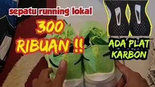 SEPATU LOKAL SUDAH PLAT KARBON HARGA 300 RIBUAN !!