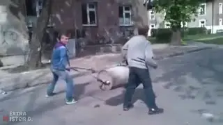 Steek aan dat ding Pieter, steek aan!