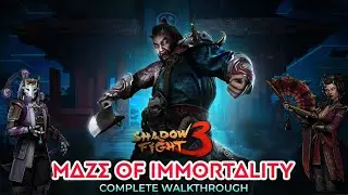 Shadow Fight 3 : New Marathon & Free Butcher Set | COMPLETE WALKTHROUGH / Maze of Immortality Event