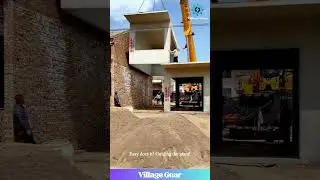 Dropping a Whole ROOM with a Crane?! 🤯 House Building Speedrun! 