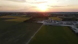 Sonnenuntergang über München (Haar)