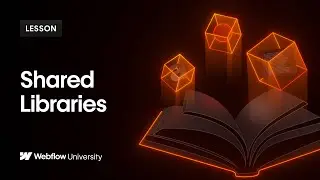 Shared Libraries to use components & variables across a Workspace — Webflow tutorial