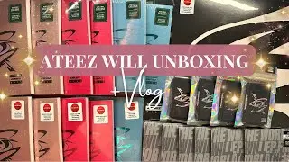 Unboxing 24 copies of Ateez Album! | Target, Pop-up, Barnes & Noble + Vlog
