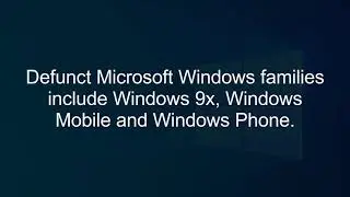 The history of windows