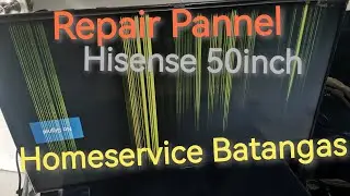Repair Pannel 50inch Hisense bar line 