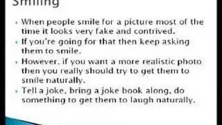 How to take good pictures of people