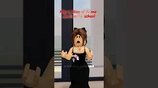Roblox Story 💖 Pamela When She Doesn't Want To Go To School #roblox #story #fyp #berryave
