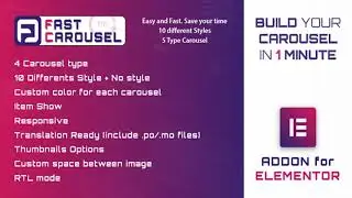 Fast Carousel for Elementor - WordPress Plugin | Codecanyon Scripts and Snippets