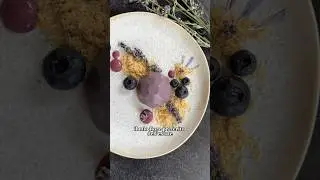 Panna cotta alla lavanda e mirtilli 🫐