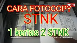 How to Photocopy Vehicle Registration Documents Using Repeat Image: 2 Documents on 1 Sheet