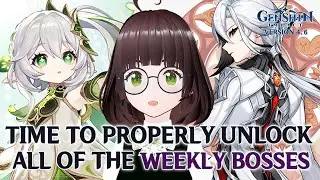 RINGO PLAYING GENSHIN IMPACT - It's time to finally unlock all of the weekly bosses
