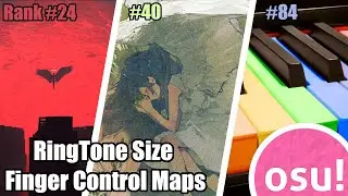 (osu!) RingTone Size Finger Control Maps Be Like...