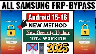 🔓 Samsung FRP Bypass 2025 | 📱 Android 15-16 | 🔥 New Security Update | 100% Working | NO PC