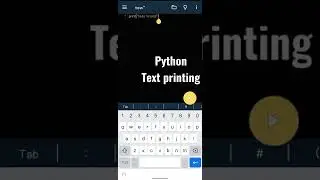 Printing Text 🔥🔥🔥🔥#python #shorts