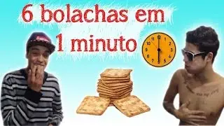 DESAFIO: 6 bolachas Cream Cracker em 1 minuto
