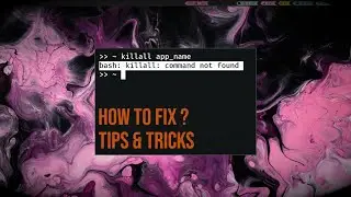 killall command not found | How to fix it?