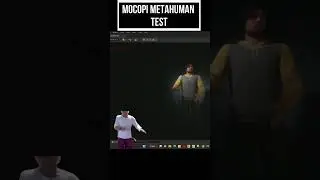 Mocopi Metahuman Unreal test #shorts