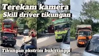Skill driver truk tikungan ekstrim bukittinggi