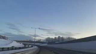 Sandefjord winter time E18 2024