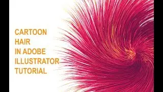 Illustrator Cartoon hair tutorial Adobe illustrator CC