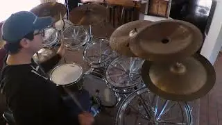 Emmett playing a condensed version of "US Drag" (Missing Persons / Terry Bozzio)