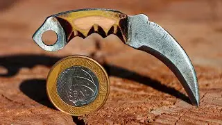 I FORGED THE SMALLEST KARAMBIT IN THE WORLD