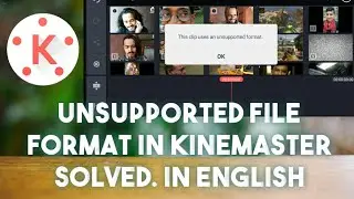 How to solve kinemaster problem. This file uses an unsupported file format.