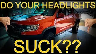 How to: Replace your headlights with a powerful LED upgrade. Best LED Headlights for Chevy Colorado.