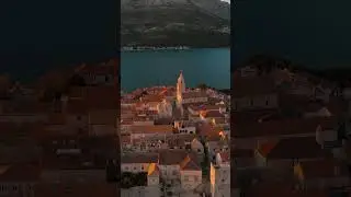 EPIC Drone flight over Korcula, Croatia. Short
