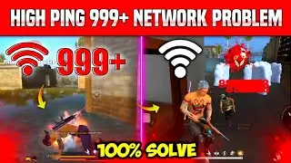 After Update High Ping 999+ Network Problem Solve in Free Fire Max // Network high Problem Solve