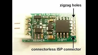 Connectorless self-clamping zigzag test connector