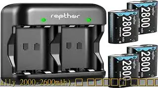 Rapthor 4X 2800mAh Rechargeable Battery Pack for Xbox One/Series Controller, High Power Battery Pac
