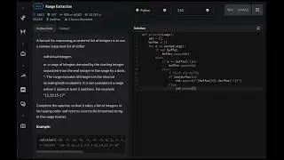 Python Range Extraction Codewars