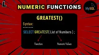 Numeric Functions in SQL | GREATEST Function | SQL Series: #23