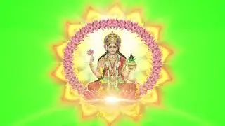Devotional Background-ROYALTY FREE GREEN SCREEN ANIMATION LAKSHMI MATAJI DIWALI ANIMATION