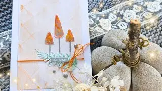 Herbstliche Karten basteln nach dem Moodboard von Christina @papierverrueckte#watchmecraft #action