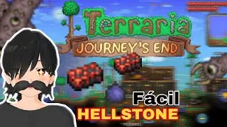 Terraria master mode Hellstone no início do jogo
