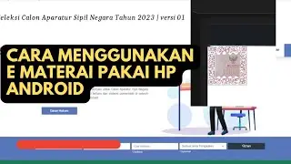 Cara pembubuhan e meterai di pospay pakai hp android
