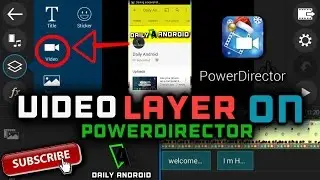 How to add video layer on powerdirector (ROOT)